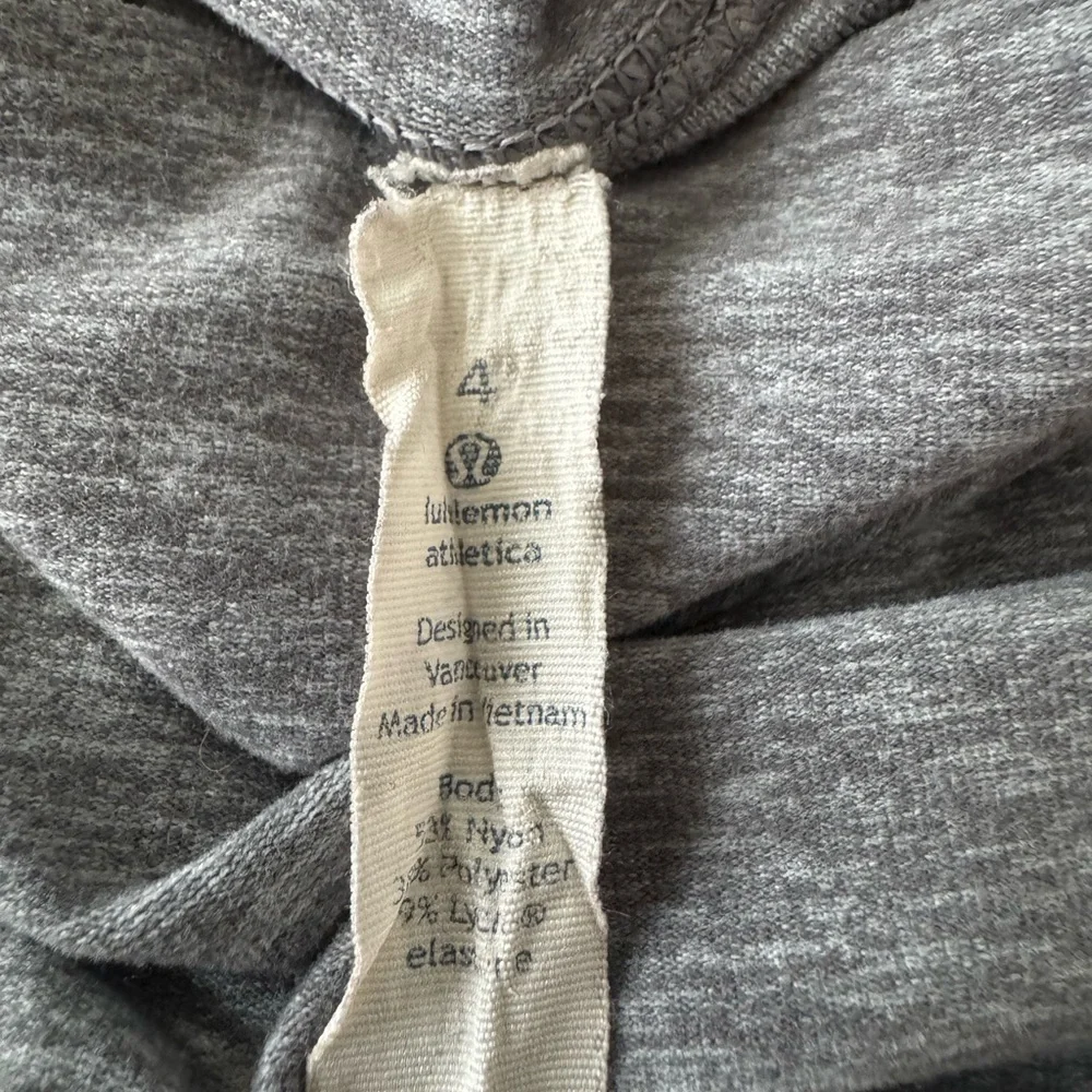 Lululemon Hill And Valley Turtleneck Heathered Slate Size 4